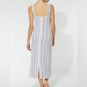 Solid & Striped, The Kimberly Dress, Rainbow Pinstripe